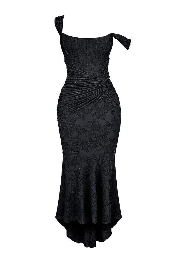 Black bell floral maxi dress Black bell floral maxi dress