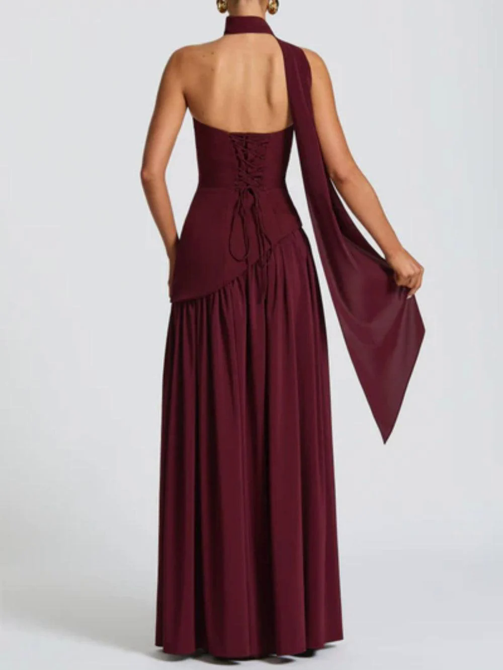 Maliyah Maxi Dress - Cherry Lacquer