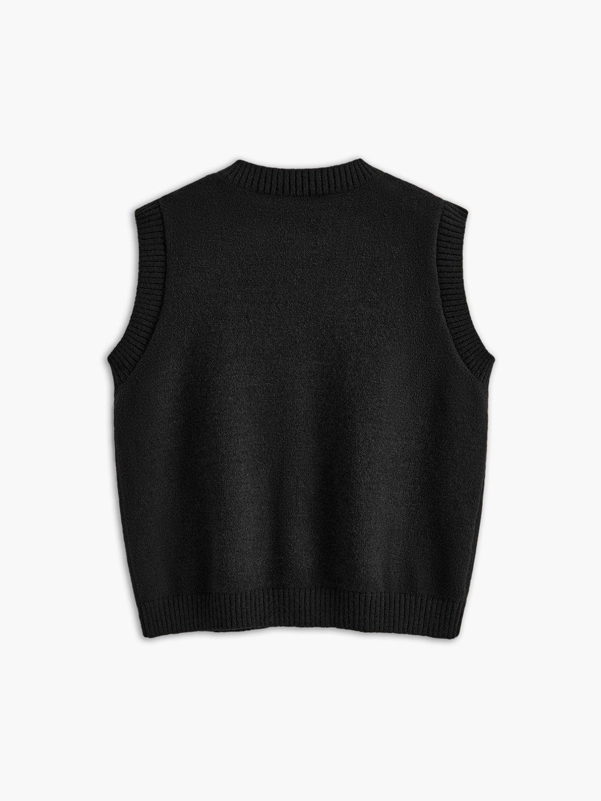 Casual Button Up Sweater Vest Casual Button Up Sweater Vest