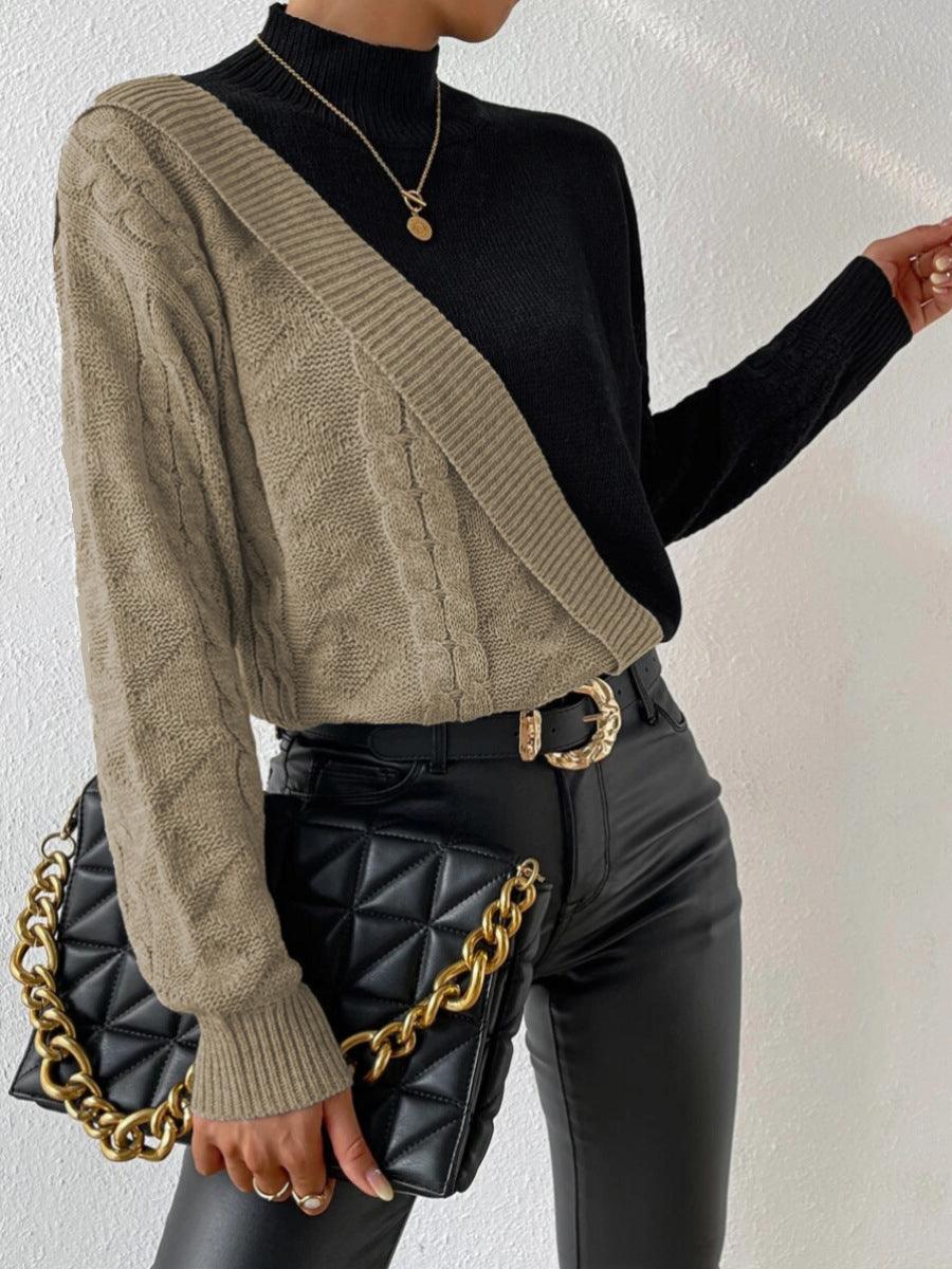 Color Block Pullover Sweater Color Block Pullover Sweater