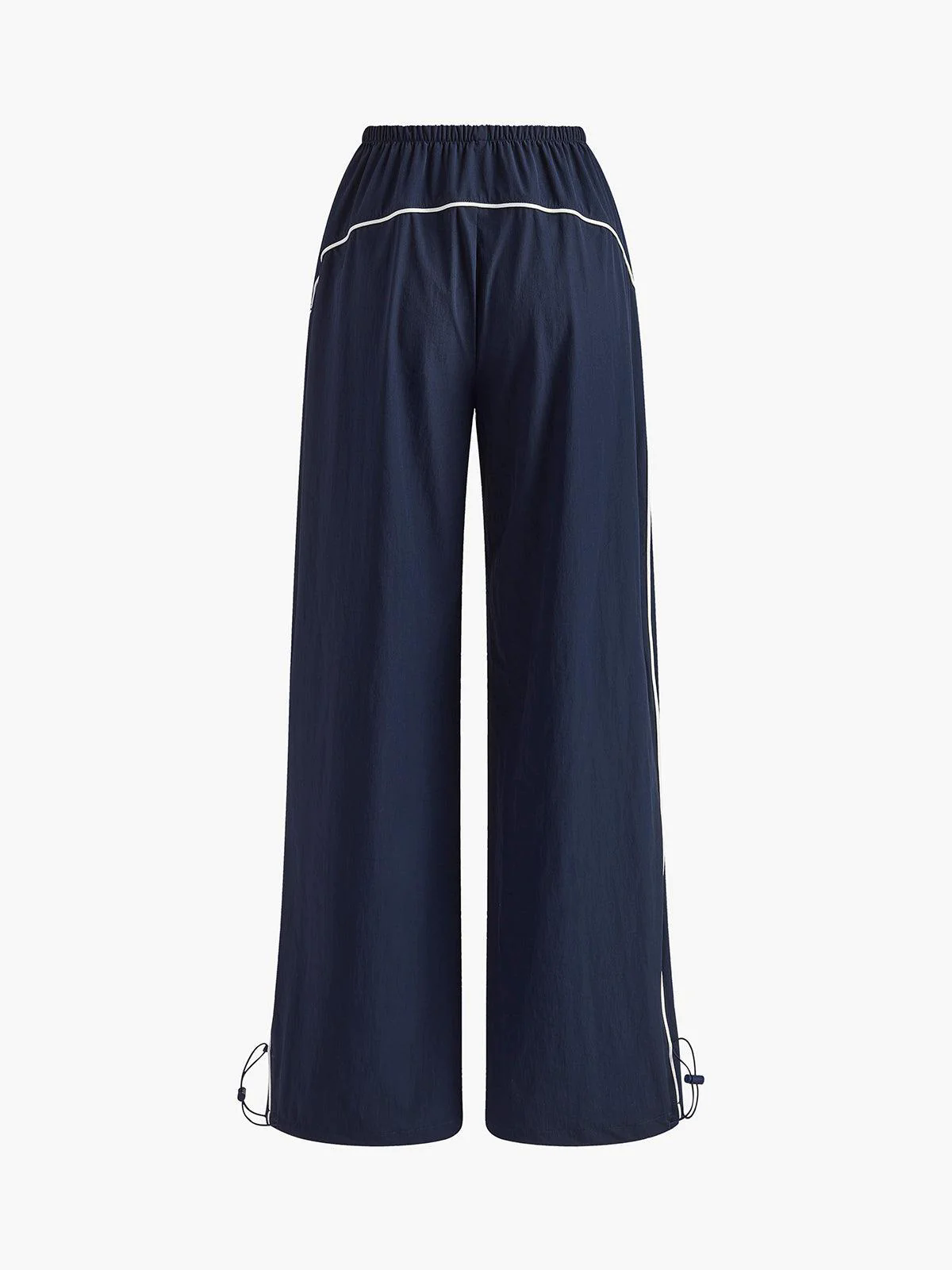 Contrast Piping Drawstring Pants Contrast Piping Drawstring Pants