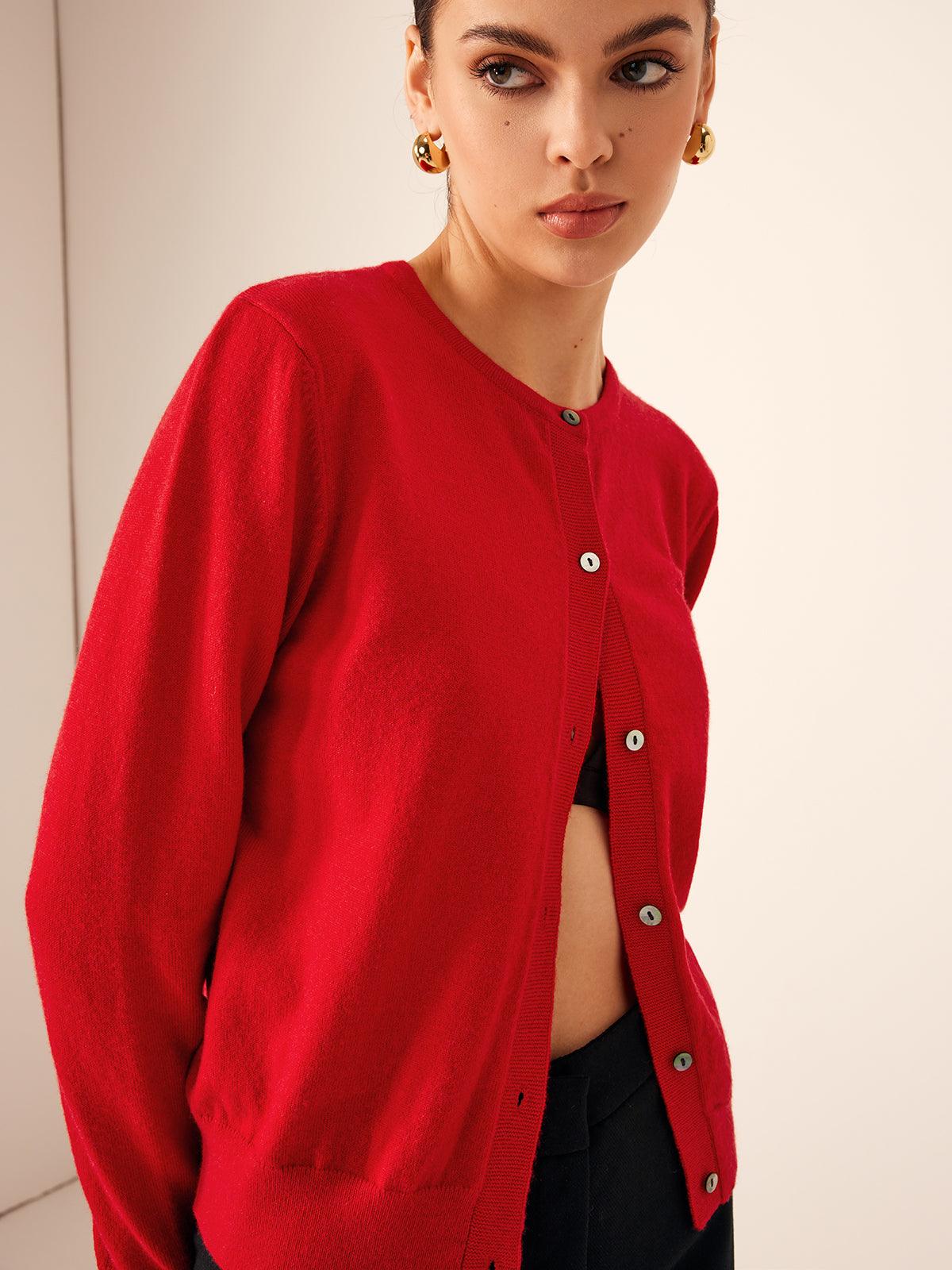 Button Down Cashmere-Blend Cardigan Button Down Cashmere-Blend Cardigan