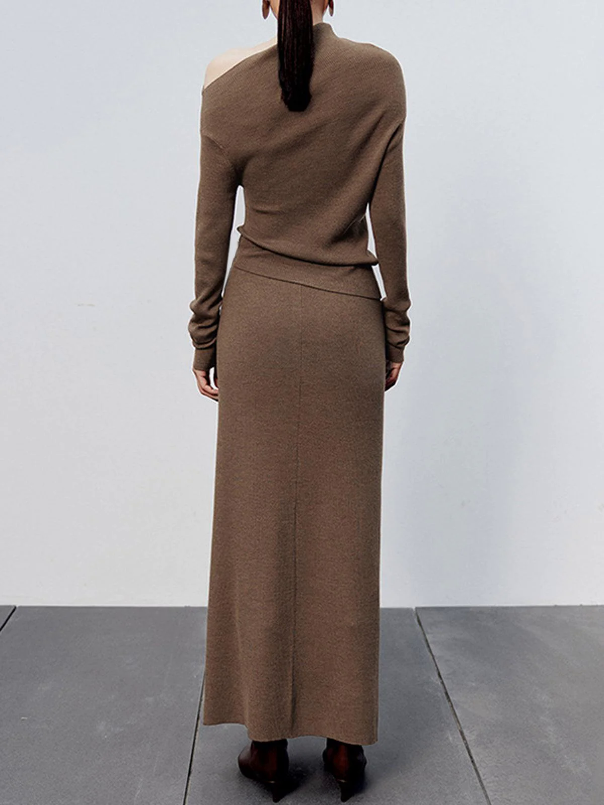 Caramel Slit Maxi Knit Skirt Caramel Slit Maxi Knit Skirt
