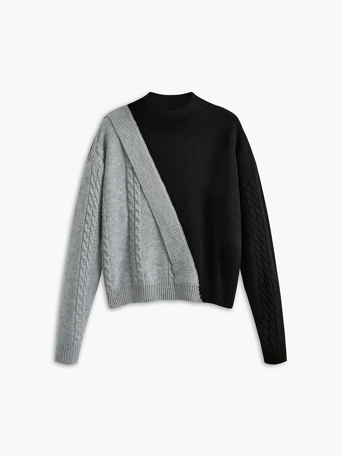 Color Block Pullover Sweater Color Block Pullover Sweater