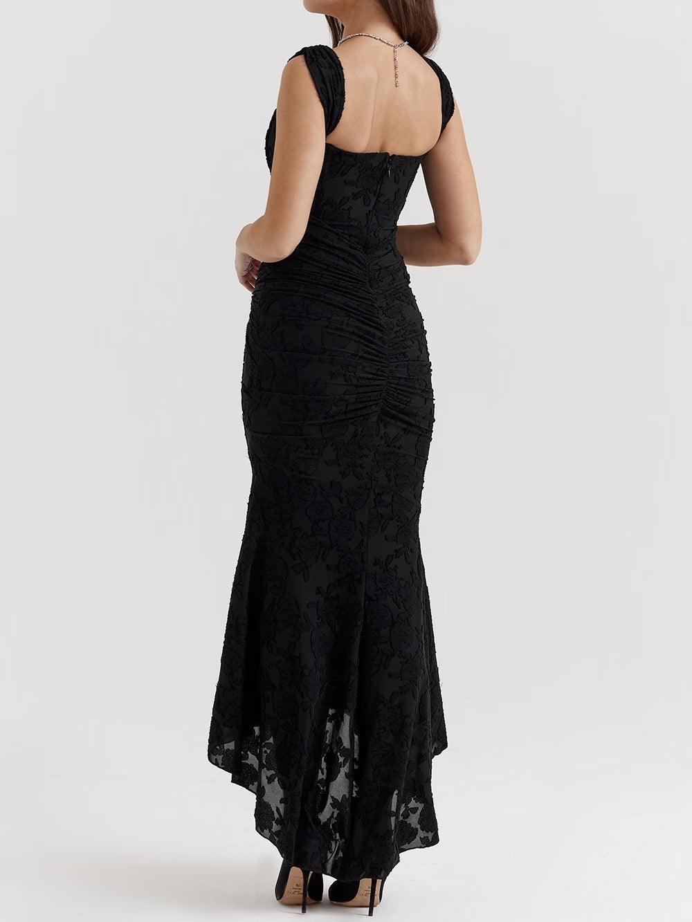 Black bell floral maxi dress Black bell floral maxi dress