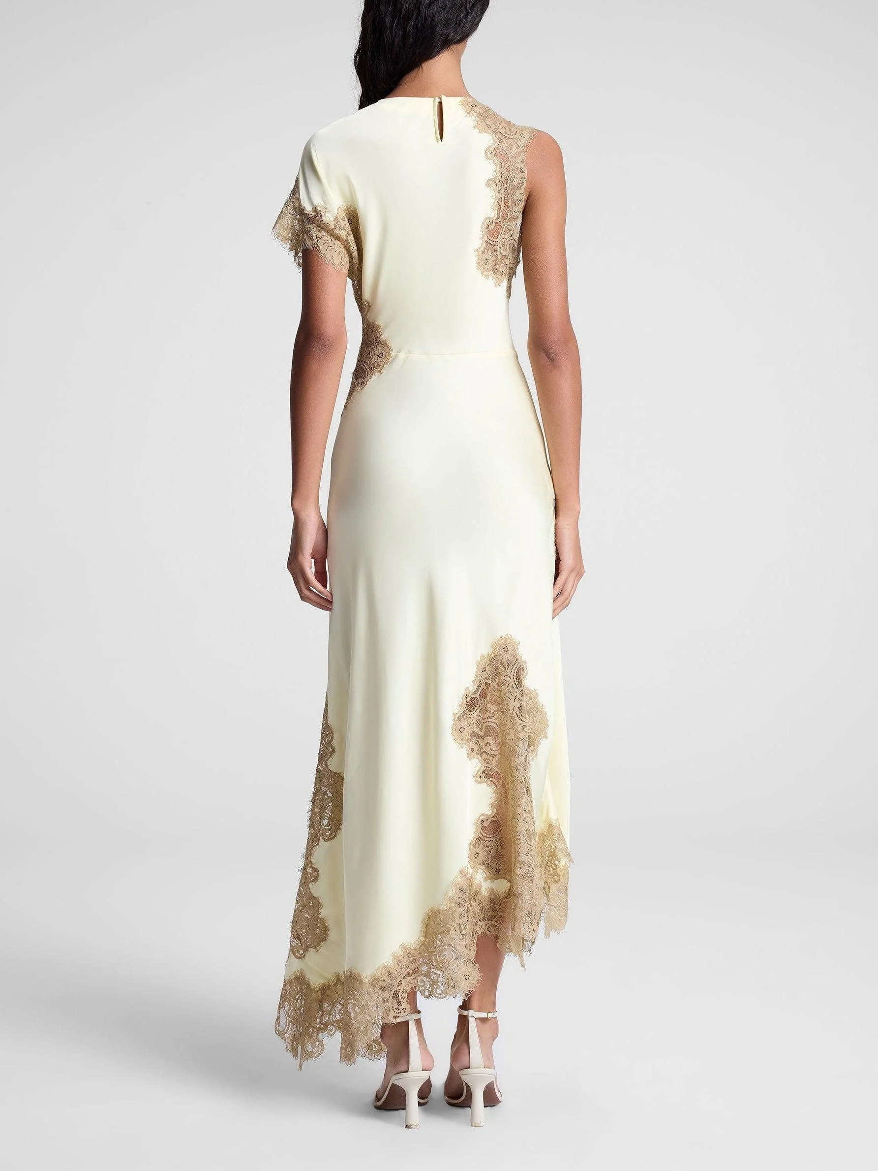 Satin and Lace Maxi Dress Satin and Lace Maxi Dress