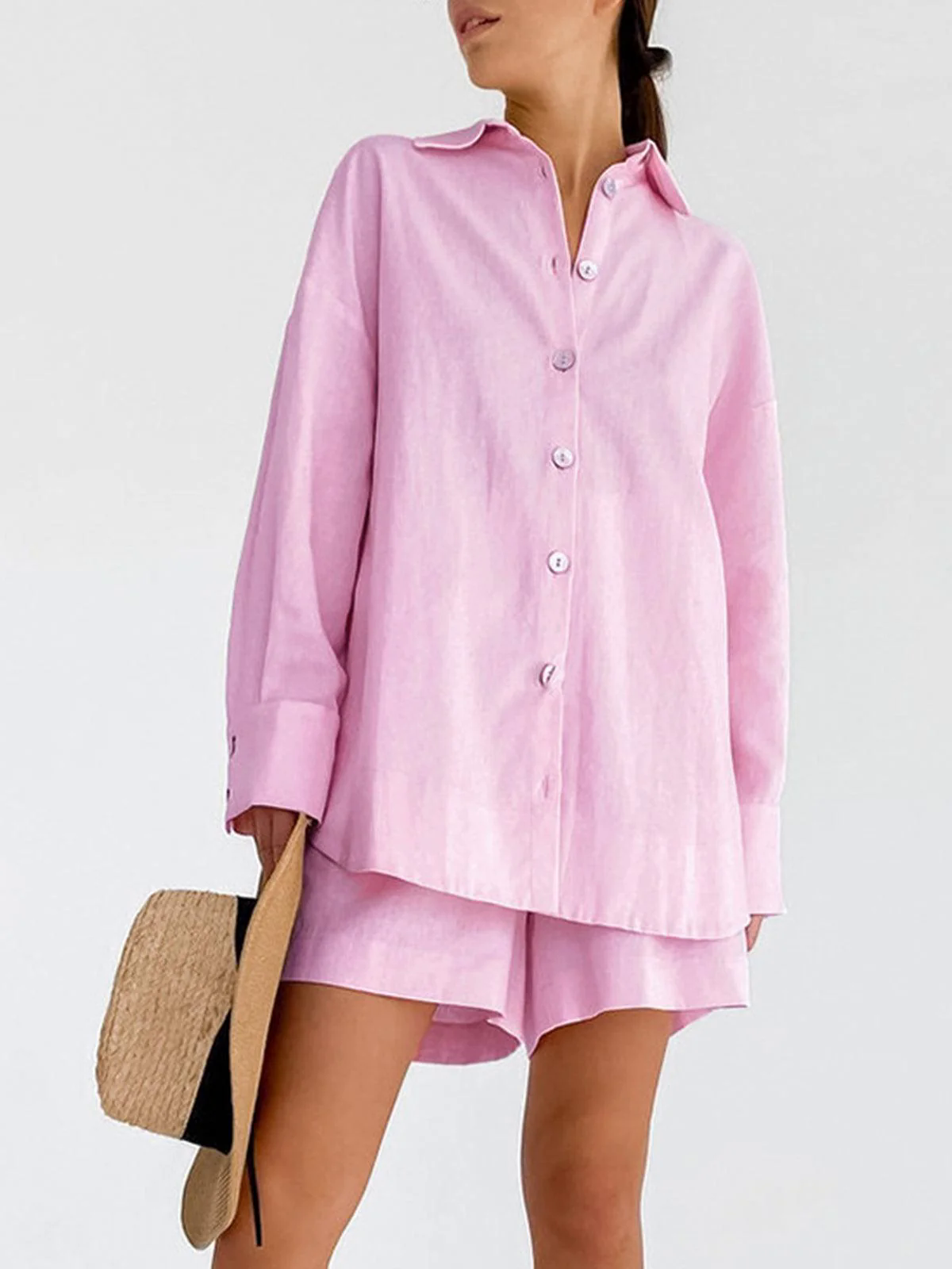 Cotton Beach Two Piece Shorts Set Cotton Beach Two Piece Shorts Set