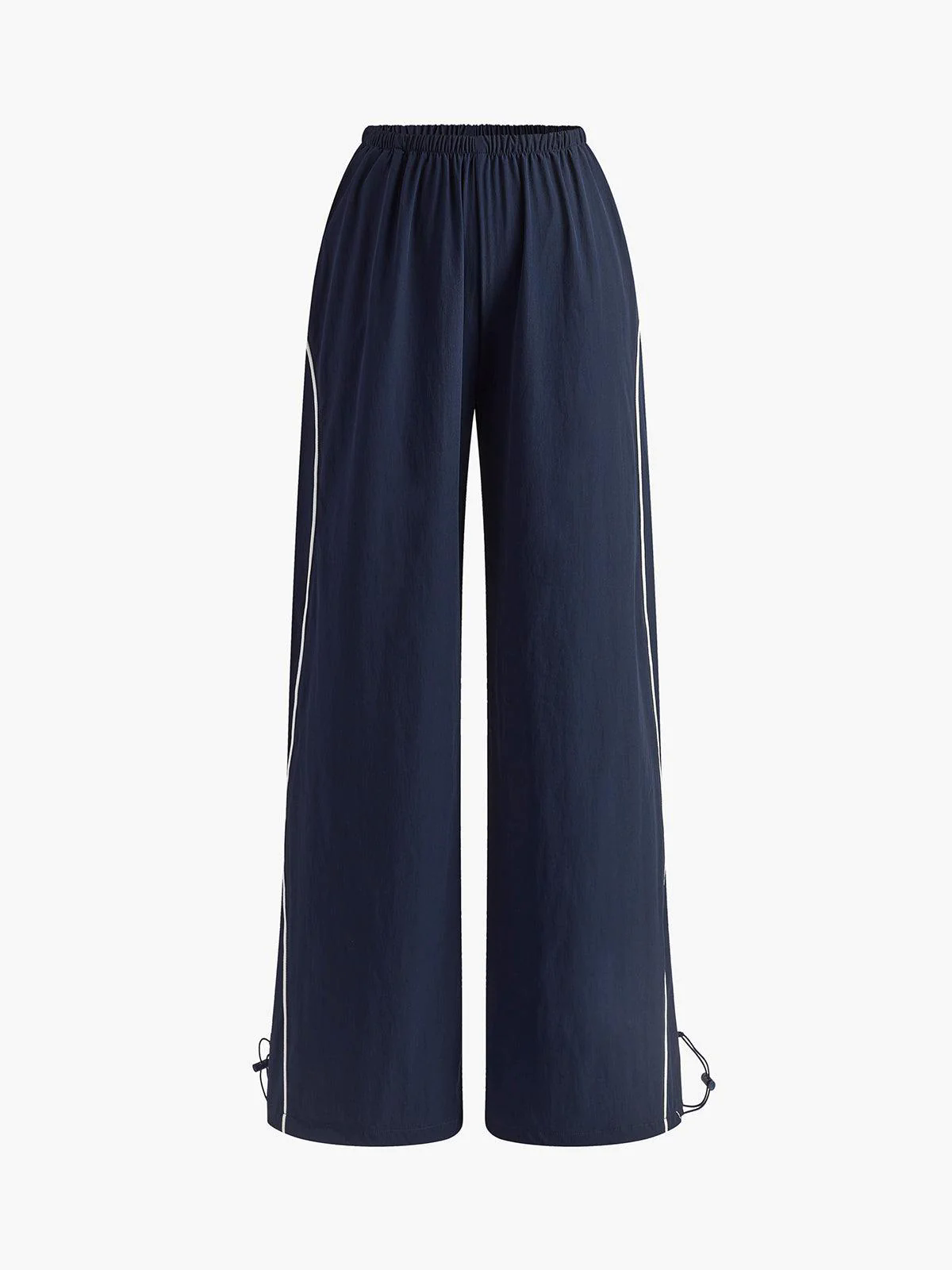 Contrast Piping Drawstring Pants Contrast Piping Drawstring Pants