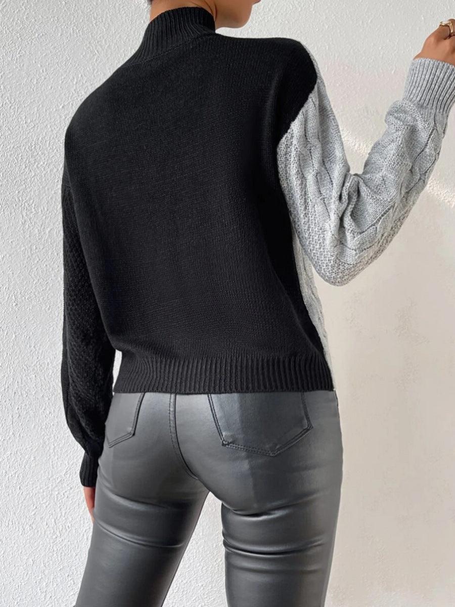 Color Block Pullover Sweater Color Block Pullover Sweater