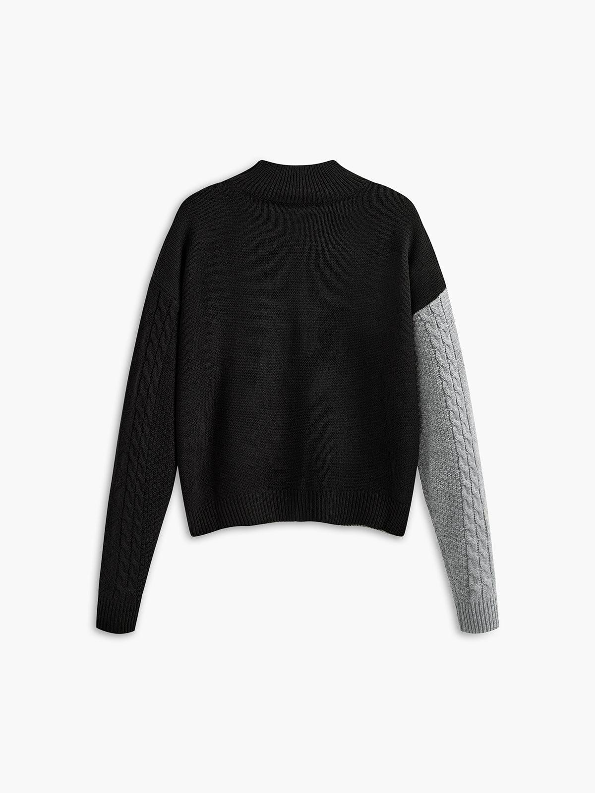 Color Block Pullover Sweater Color Block Pullover Sweater