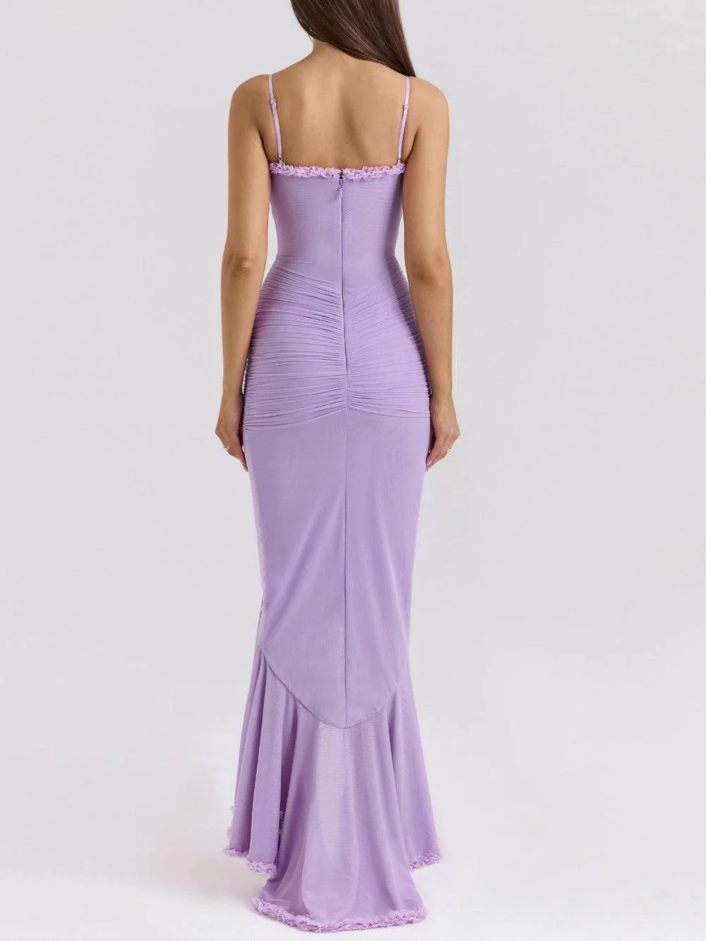 Off-the-shoulder mesh maxi dress Off-the-shoulder mesh maxi dress