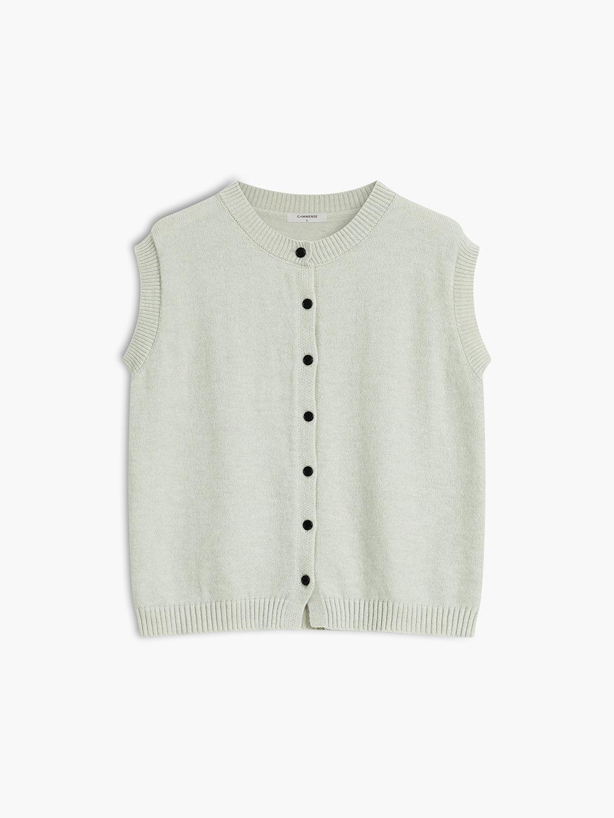 Casual Button Up Sweater Vest Casual Button Up Sweater Vest