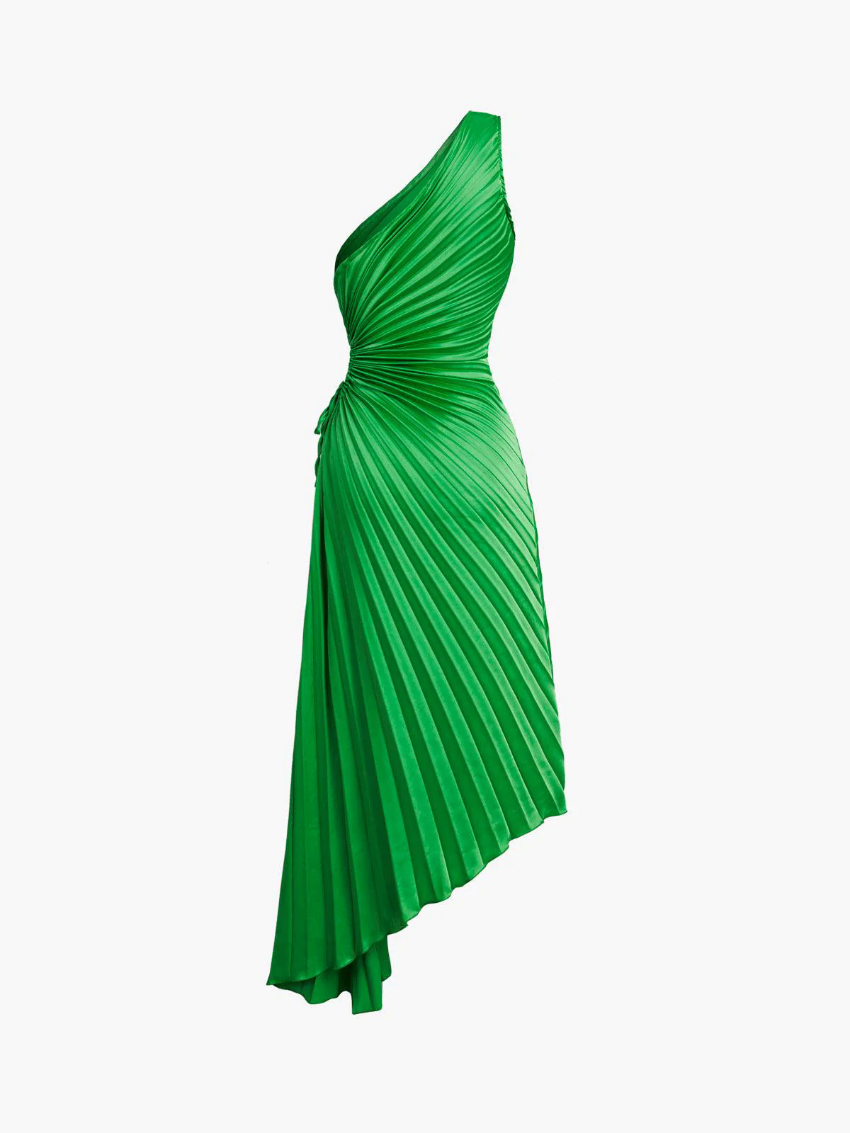 Bold In Pleat Satin Cutout Long Dress Bold In Pleat Satin Cutout Long Dress